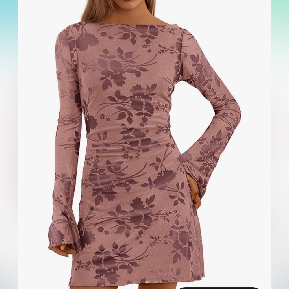 Floral Long Sleeve Dress
